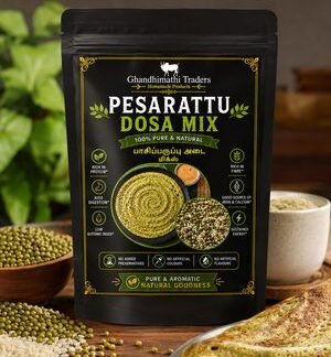 Pesarattu Dosa Mix (பச்சைப்பயறு தோசை மிக்ஸ்)